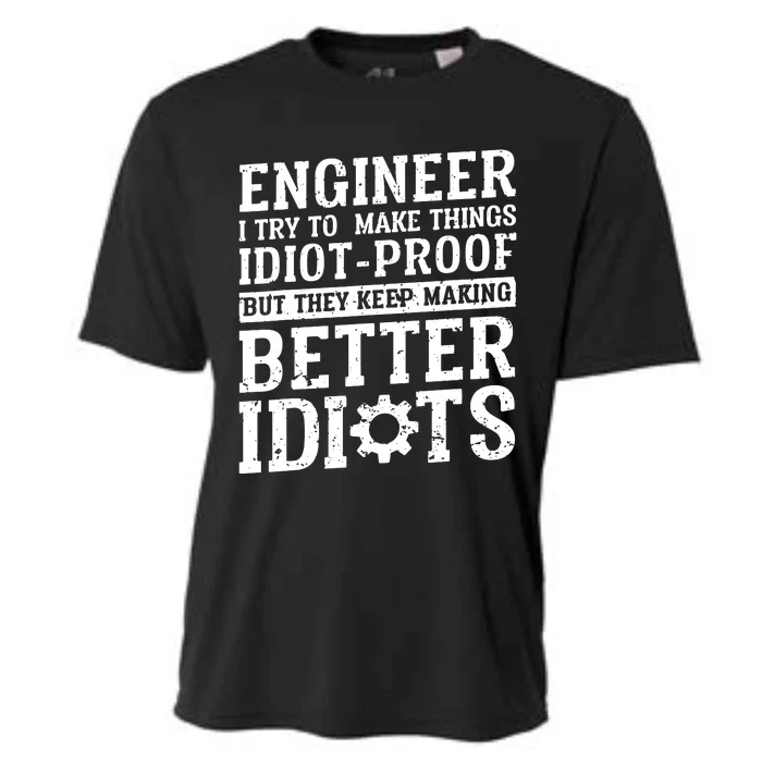 Best Engineer Art For Men Women Mechanical Engineering Lover Cooling Performance Crew T-Shirt