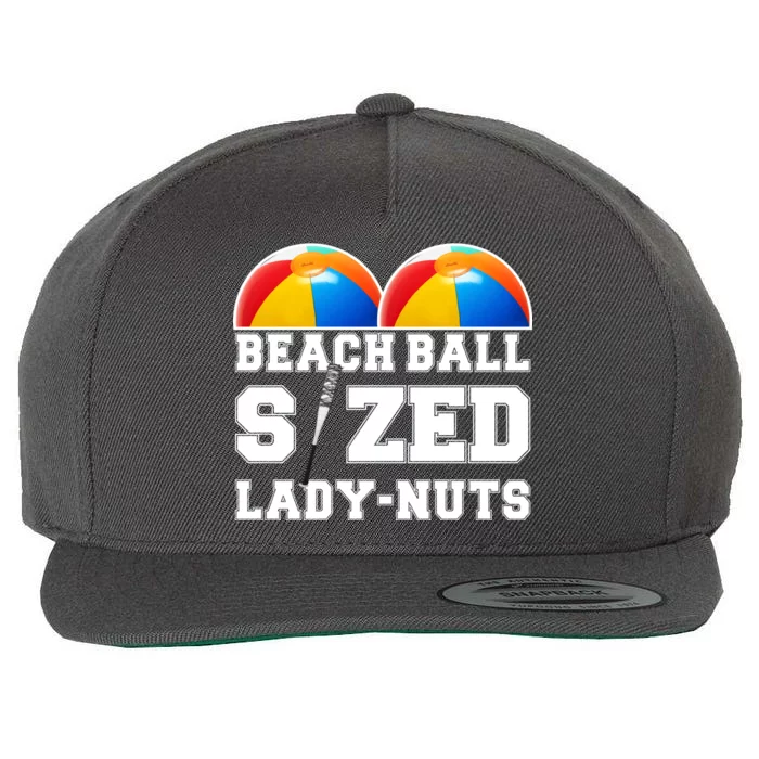 Beach Ball Sized Lady Nuts Lucille Baseball Bat Wool Snapback Cap