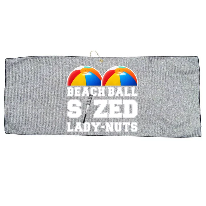 Beach Ball Sized Lady Nuts Lucille Baseball Bat Large Microfiber Waffle Golf Towel