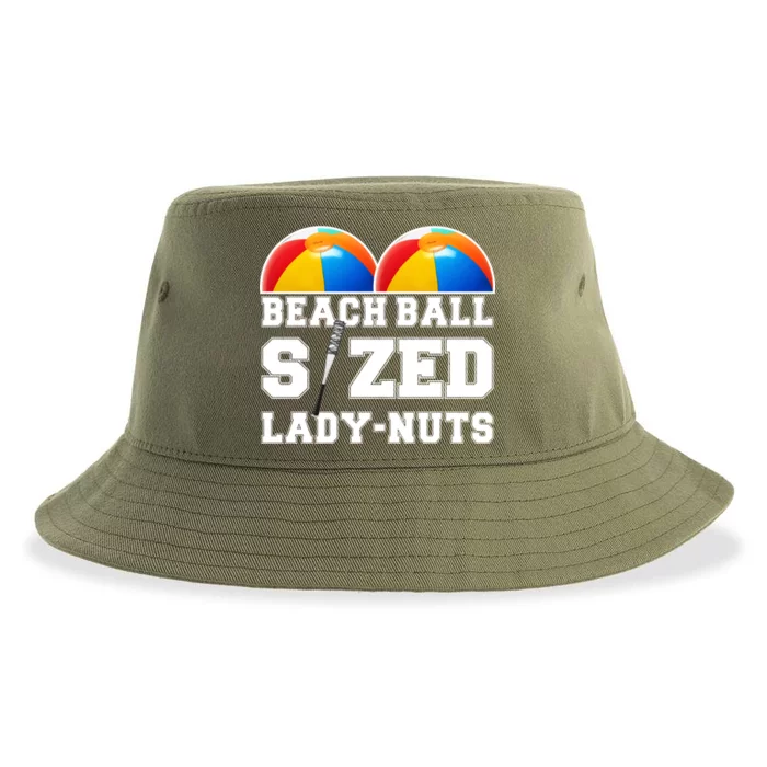 Beach Ball Sized Lady Nuts Lucille Baseball Bat Sustainable Bucket Hat