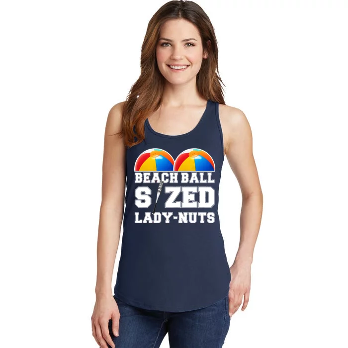 Beach Ball Sized Lady Nuts Lucille Baseball Bat Ladies Essential Tank