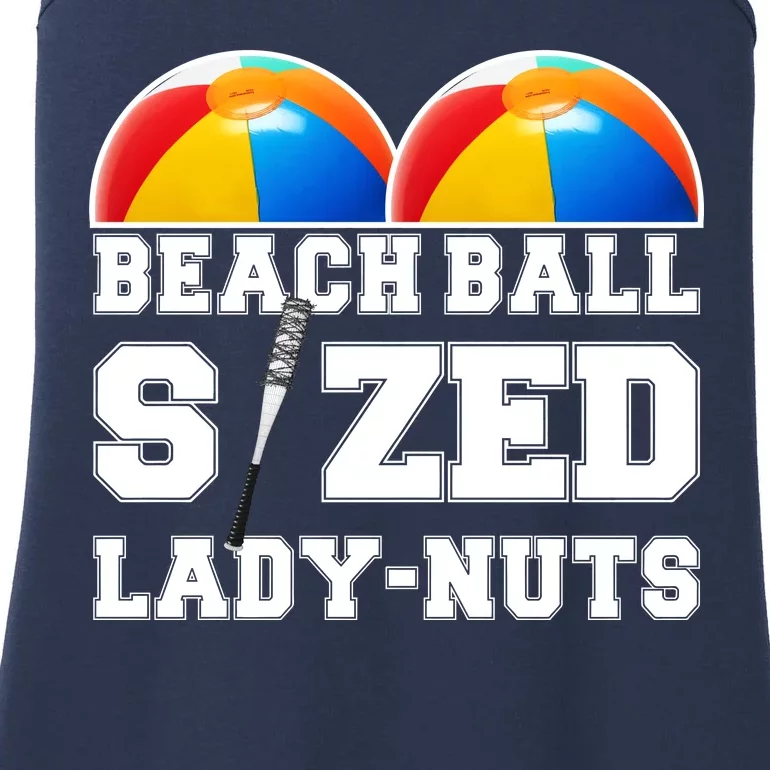 Beach Ball Sized Lady Nuts Lucille Baseball Bat Ladies Essential Tank