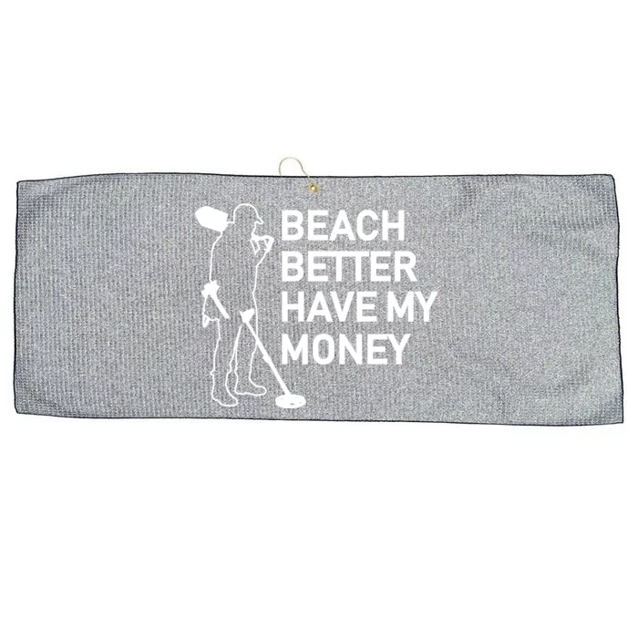 Beach Better Have My Money Large Microfiber Waffle Golf Towel