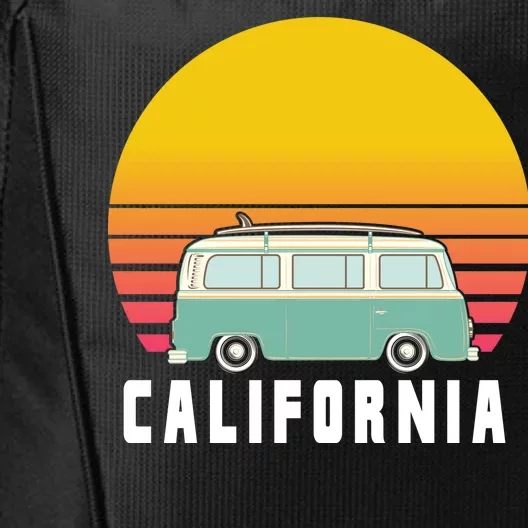 Beach Bum California Hippie Van City Backpack