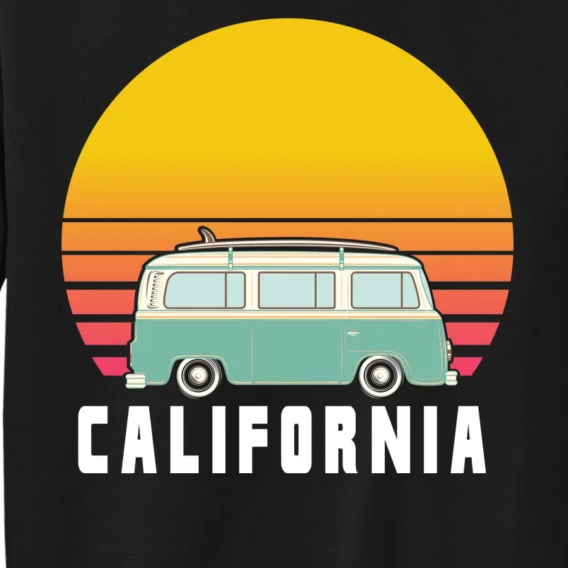 Beach Bum California Hippie Van Tall Sweatshirt