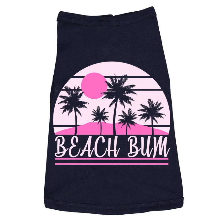 Beach Bum Pink Logo Doggie Tank