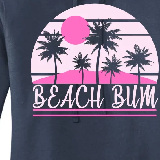 Beach Bum Pink Logo Women's Pullover Hoodie