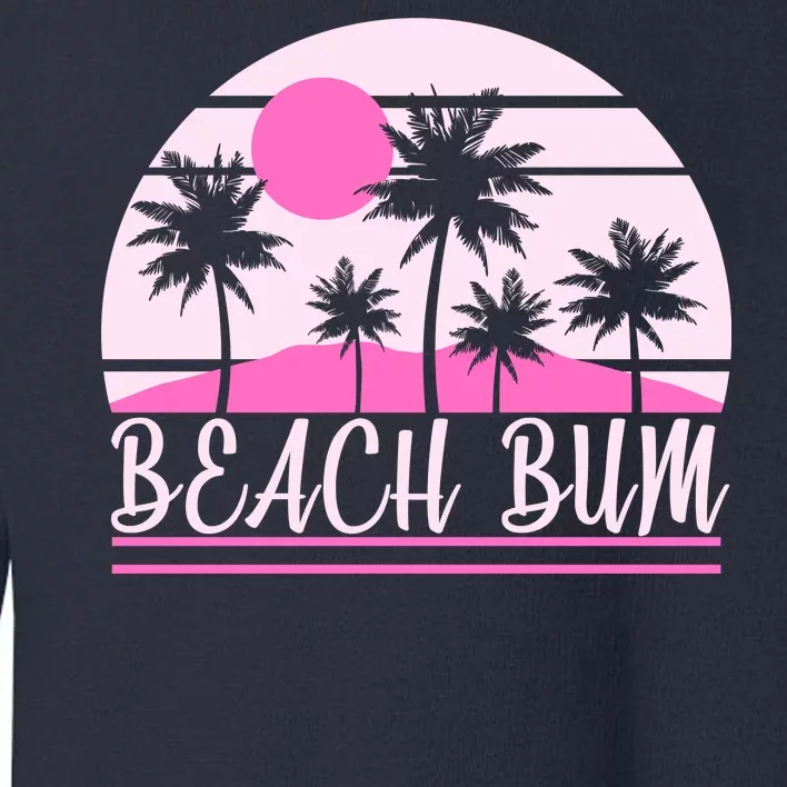 Beach Bum Pink Logo Toddler Sweatshirt