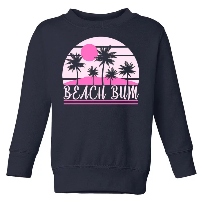 Beach Bum Pink Logo Toddler Sweatshirt