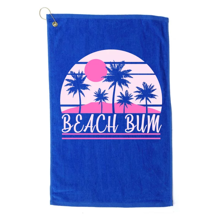 Beach Bum Pink Logo Platinum Collection Golf Towel