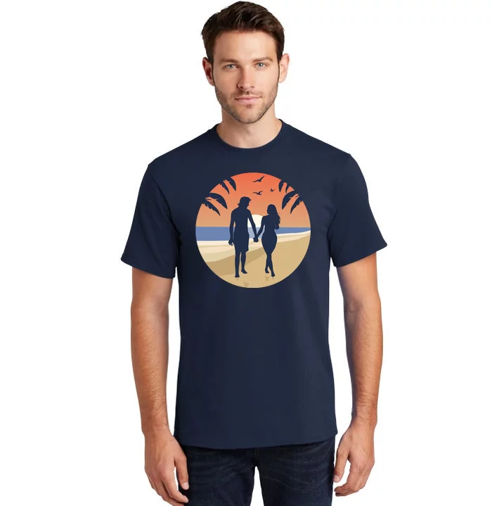 Beach Couple Tall T-Shirt