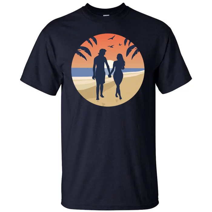 Beach Couple Tall T-Shirt