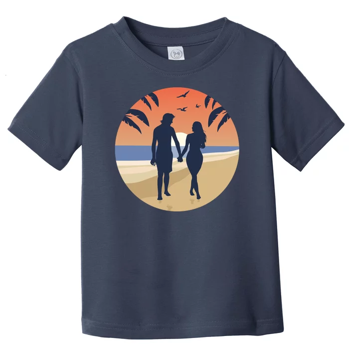 Beach Couple Toddler T-Shirt