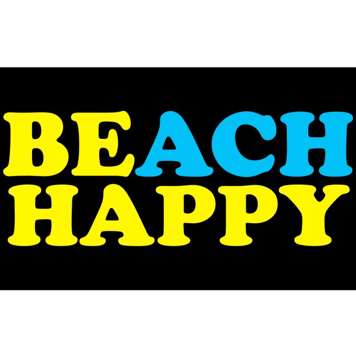 Beach Happy Bumper Sticker