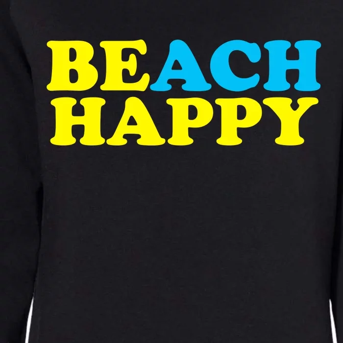 Beach Happy Womens California Wash Sweatshirt