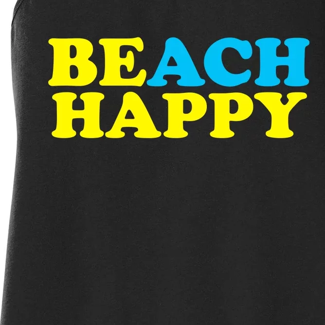 Beach Happy Women's Racerback Tank