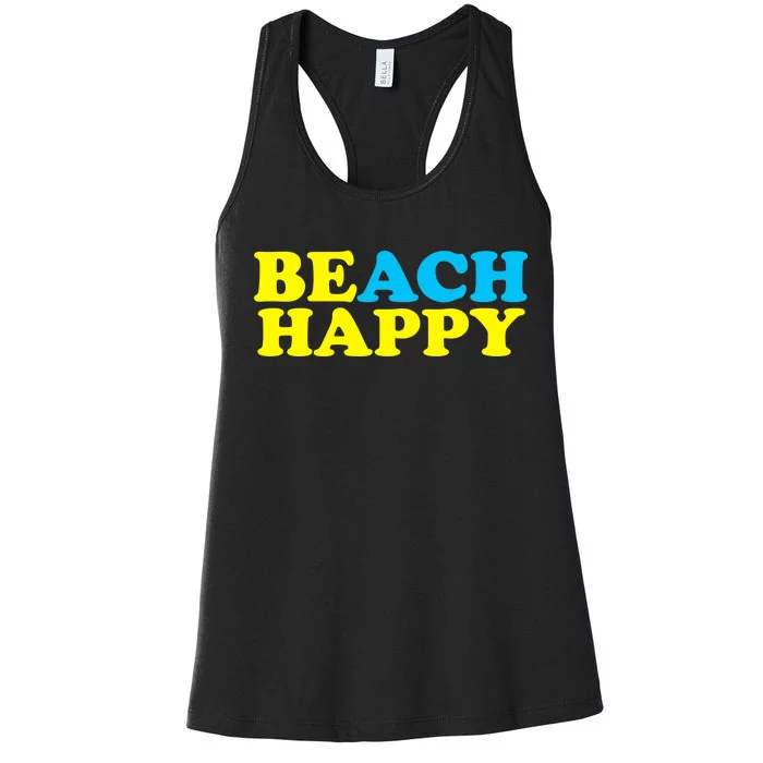 Beach Happy Women's Racerback Tank