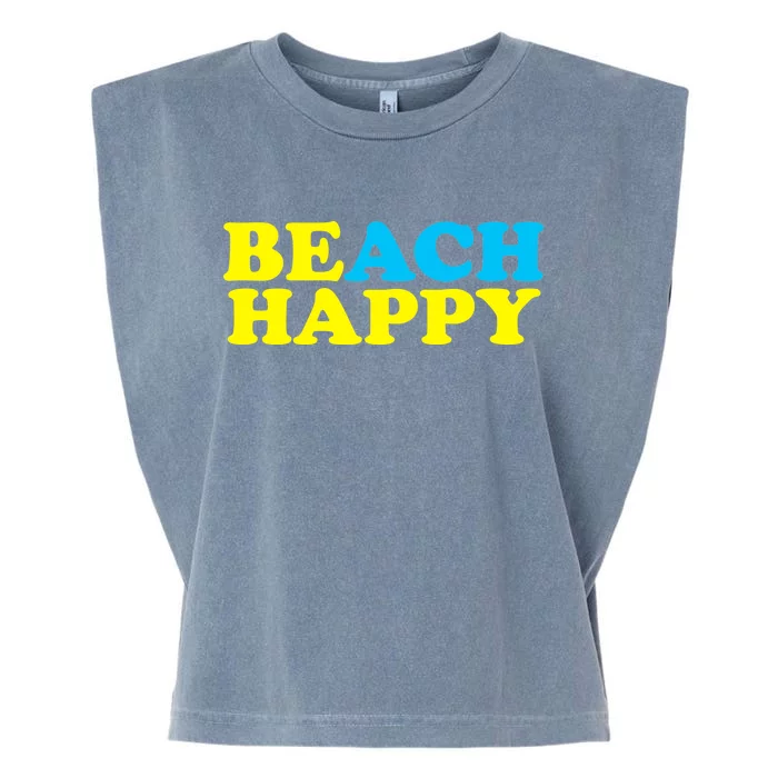 Beach Happy Garment-Dyed Women's Muscle Tee