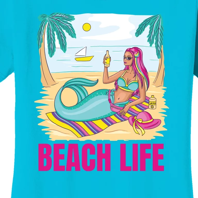 Beach Life Mermaid Women's T-Shirt