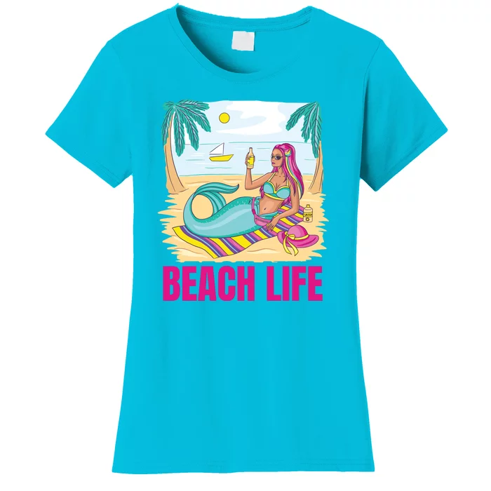 Beach Life Mermaid Women's T-Shirt