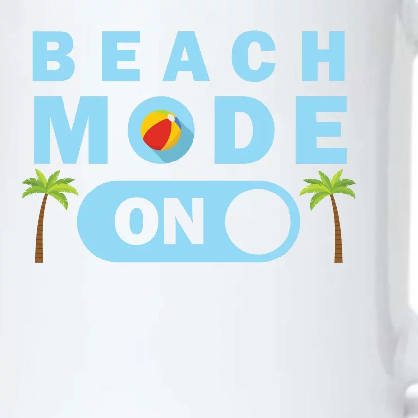 Beach Mode On Black Color Changing Mug