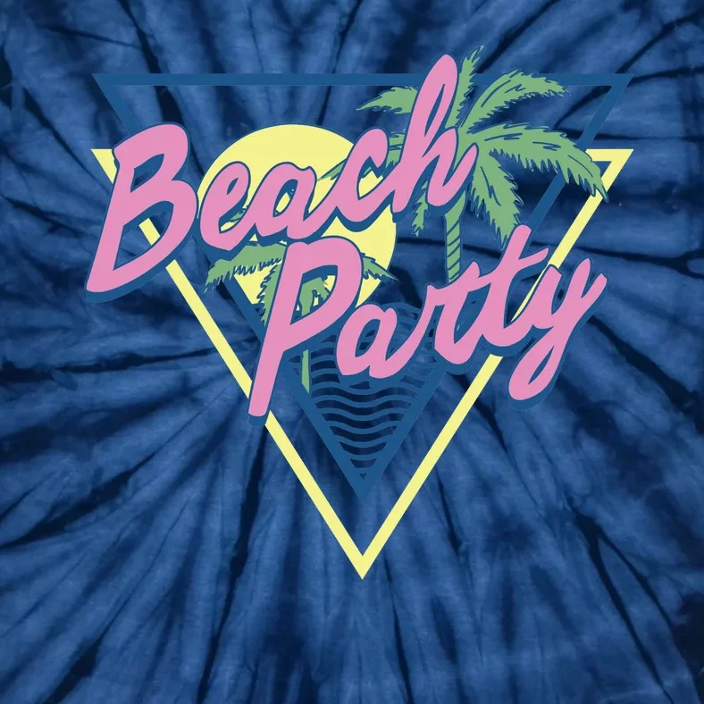 Beach Party Retro Wave Style Tie-Dye T-Shirt