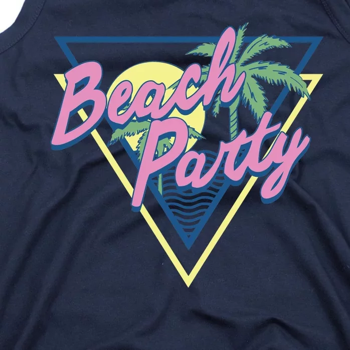 Beach Party Retro Wave Style Tank Top