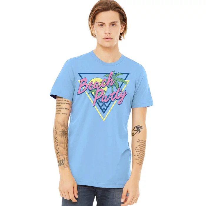 Beach Party Retro Wave Style Premium T-Shirt