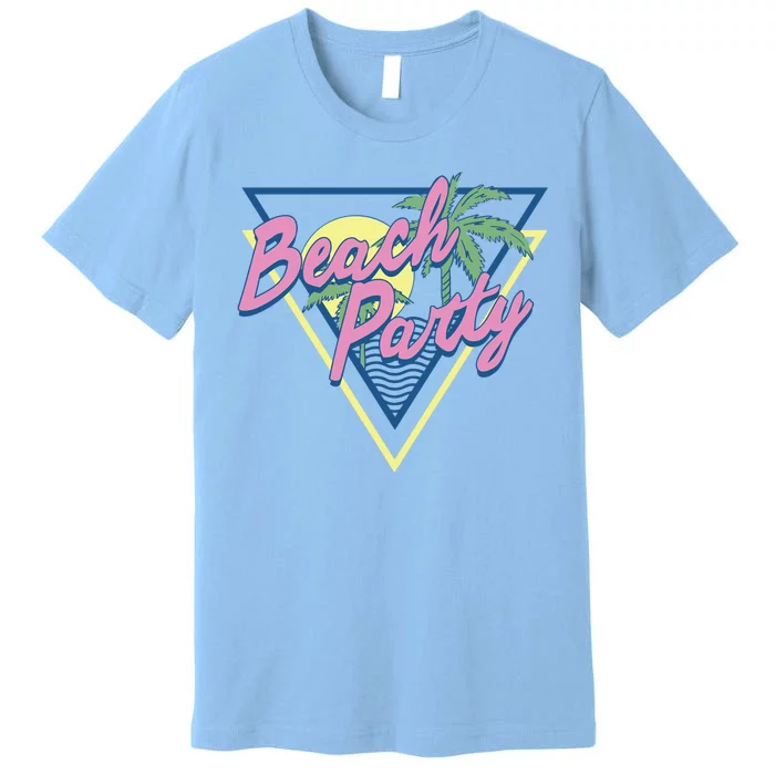 Beach Party Retro Wave Style Premium T-Shirt