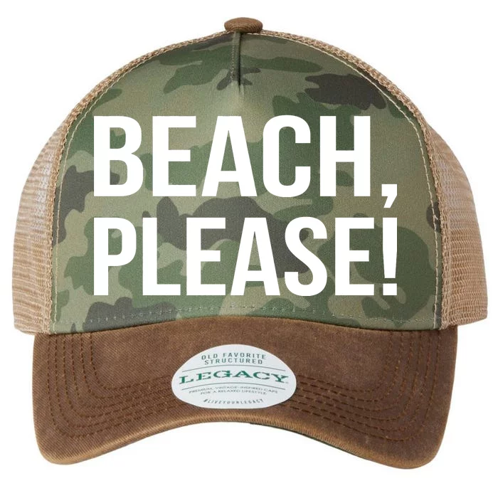 Beach Please Legacy Tie Dye Trucker Hat