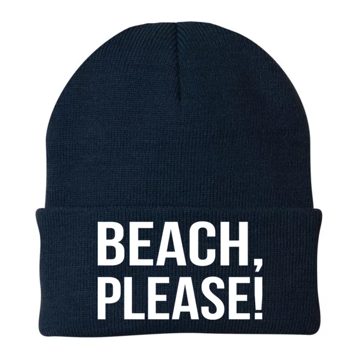 Beach Please Knit Cap Winter Beanie