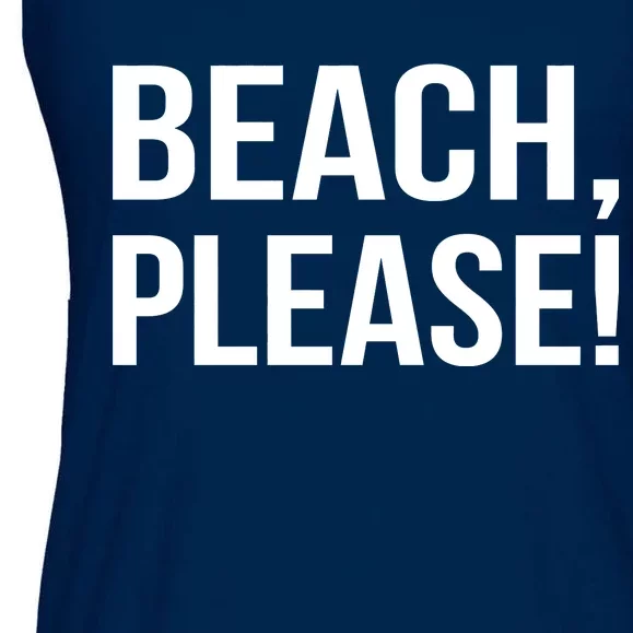 Beach Please Ladies Essential Flowy Tank