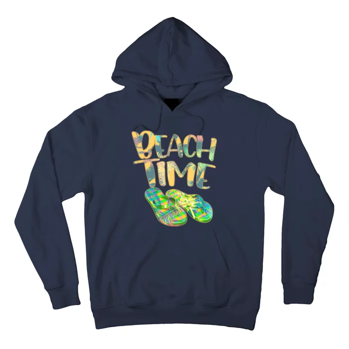 Beach Time Flip Flops Summer Fun Hoodie