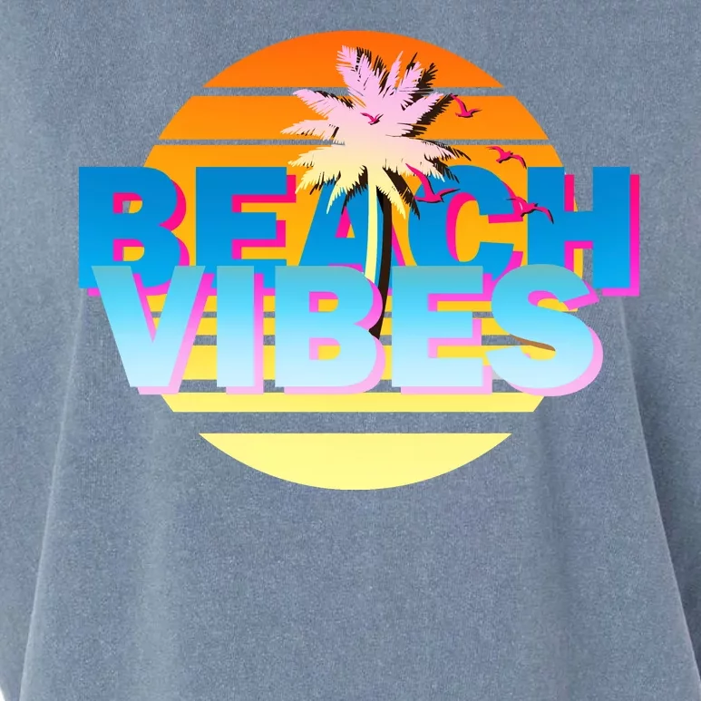 Beach Vibes Garment-Dyed Women's Muscle Tee