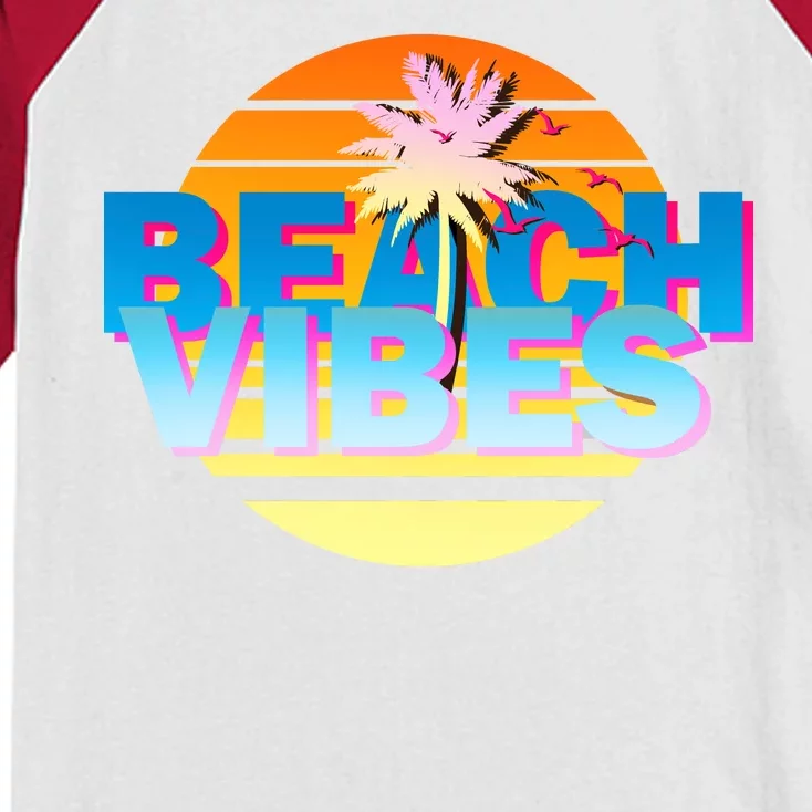 Beach Vibes Kids Colorblock Raglan Jersey