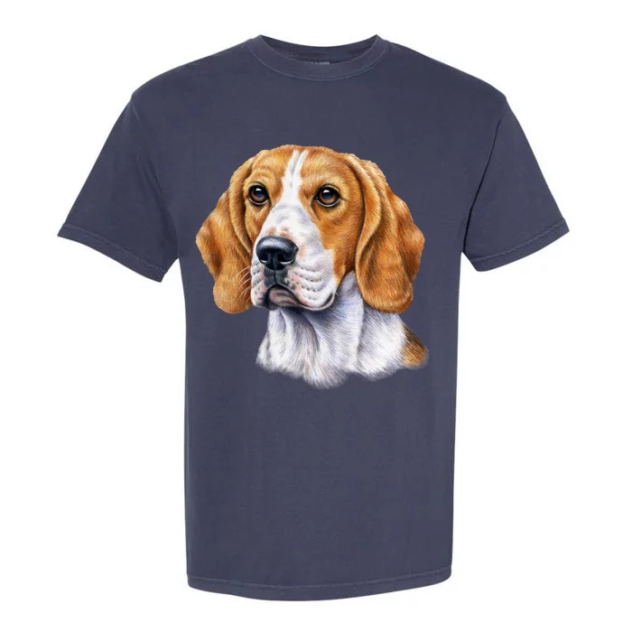 Beagle Face Garment-Dyed Heavyweight T-Shirt