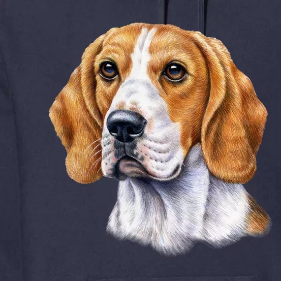 Beagle Face Premium Hoodie