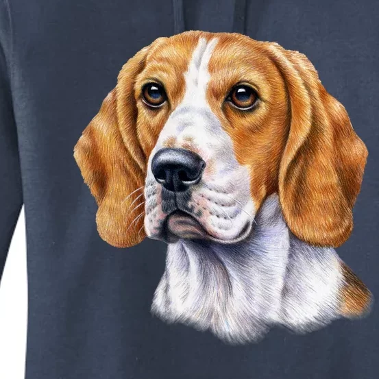 Beagle Face Women's Pullover Hoodie