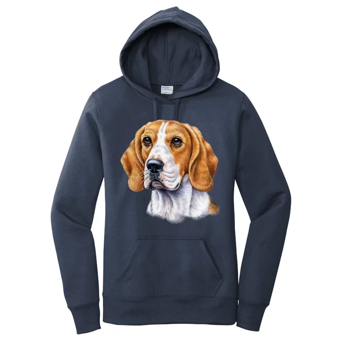 Beagle Face Women's Pullover Hoodie