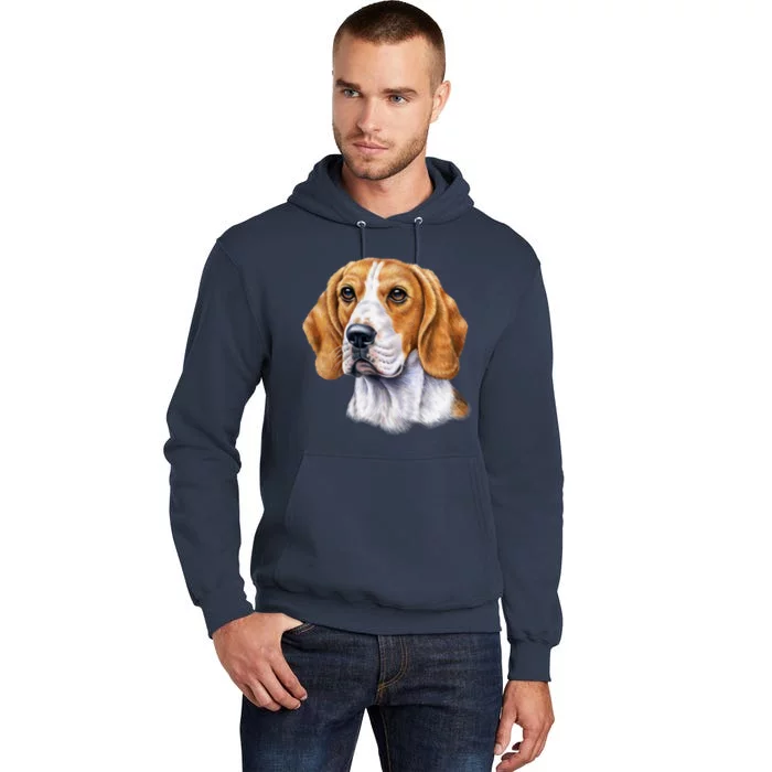 Beagle Face Tall Hoodie