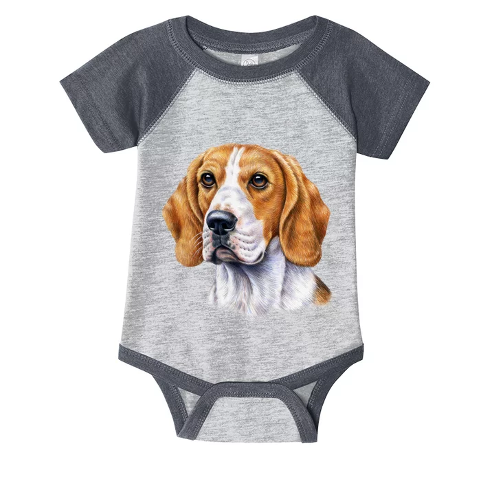 Beagle Face Infant Baby Jersey Bodysuit