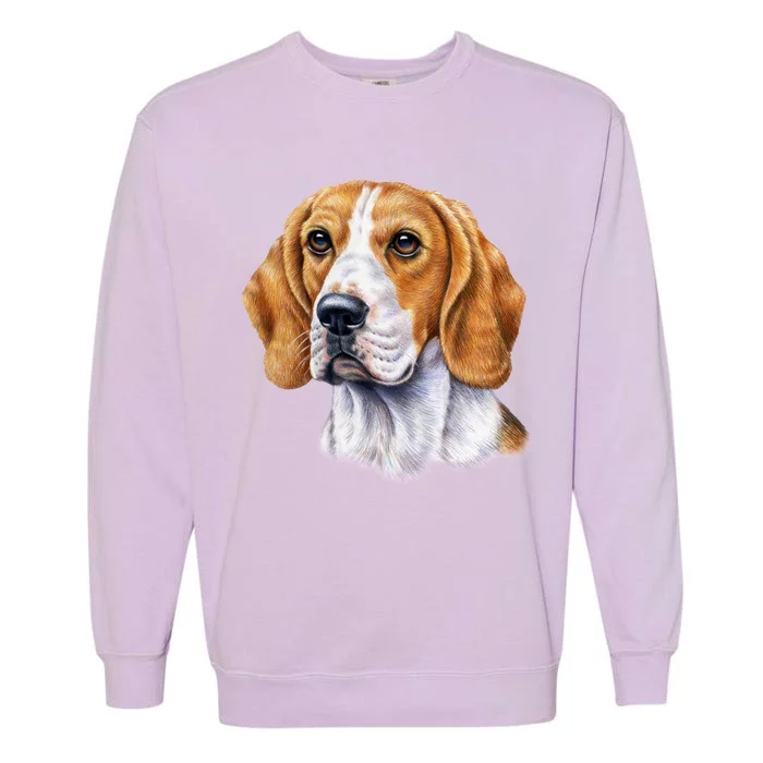 Beagle Face Garment-Dyed Sweatshirt