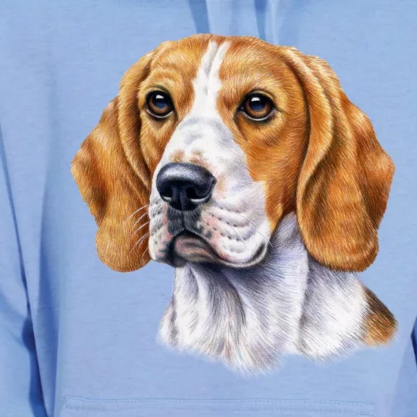 Beagle Face Unisex Surf Hoodie