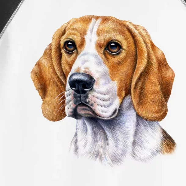 Beagle Face Toddler Fine Jersey T-Shirt