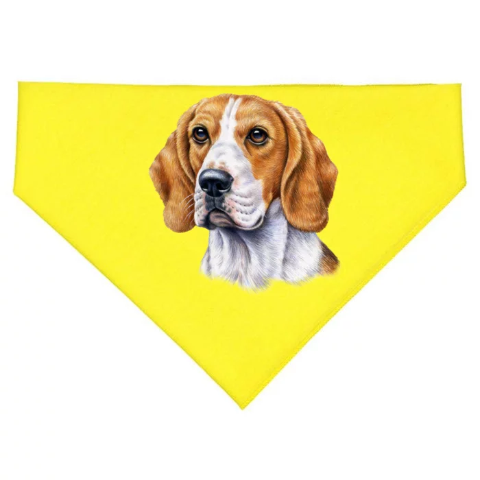 Beagle Face USA-Made Doggie Bandana