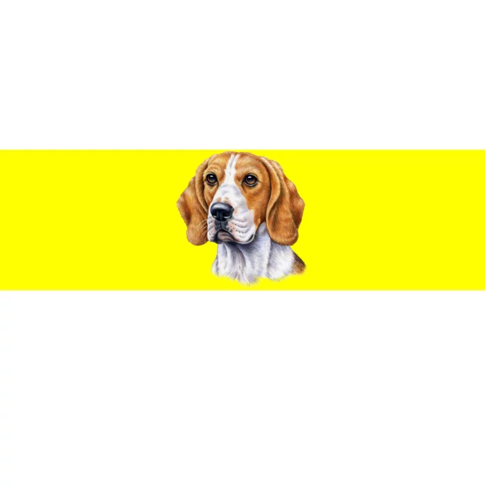 Beagle Face Bumper Sticker