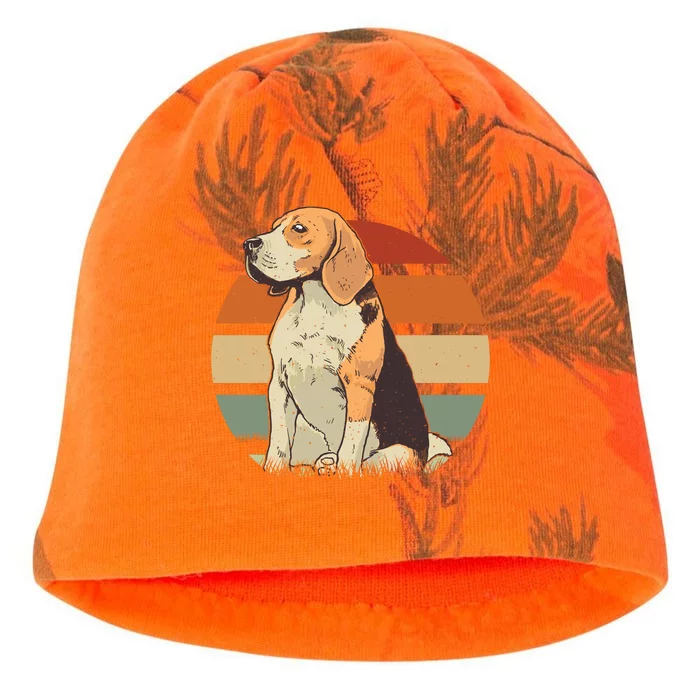 Beagle Retro Sunset Kati - Camo Knit Beanie