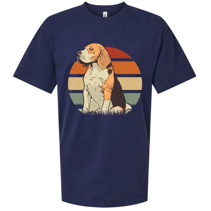 Beagle Retro Sunset Sueded Cloud Jersey T-Shirt