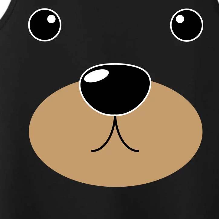 Bear Costume Face Performance Tank