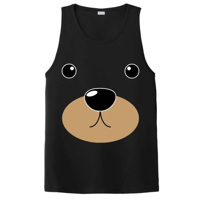 Bear Costume Face Performance Tank